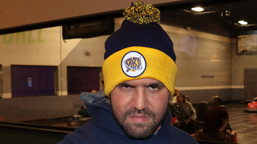 Championship Beanie - Gold/Navy